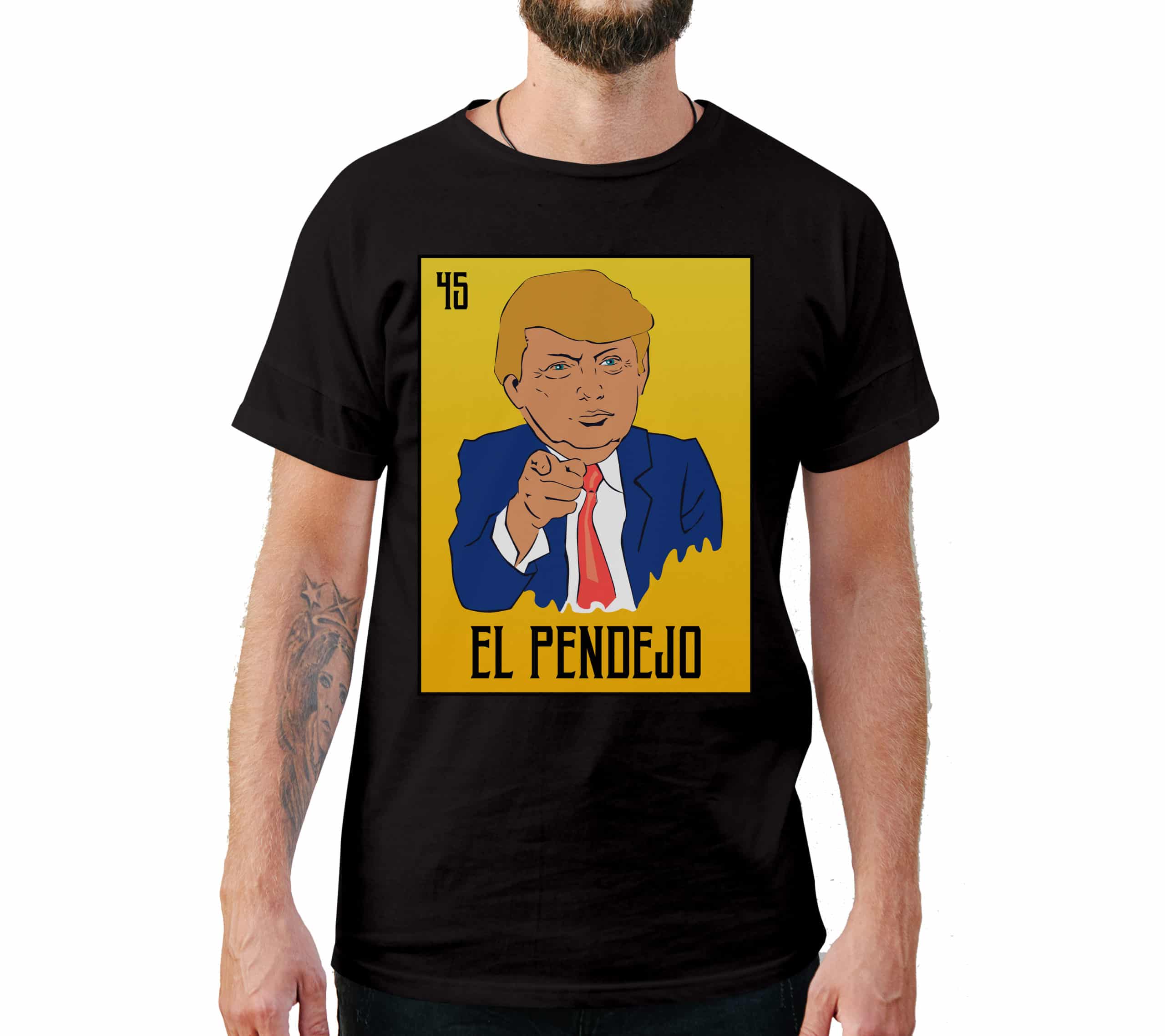 El Pendejo Loteria Card Style T-Shirt El Pendejo Loteria Card Style T-Shirt