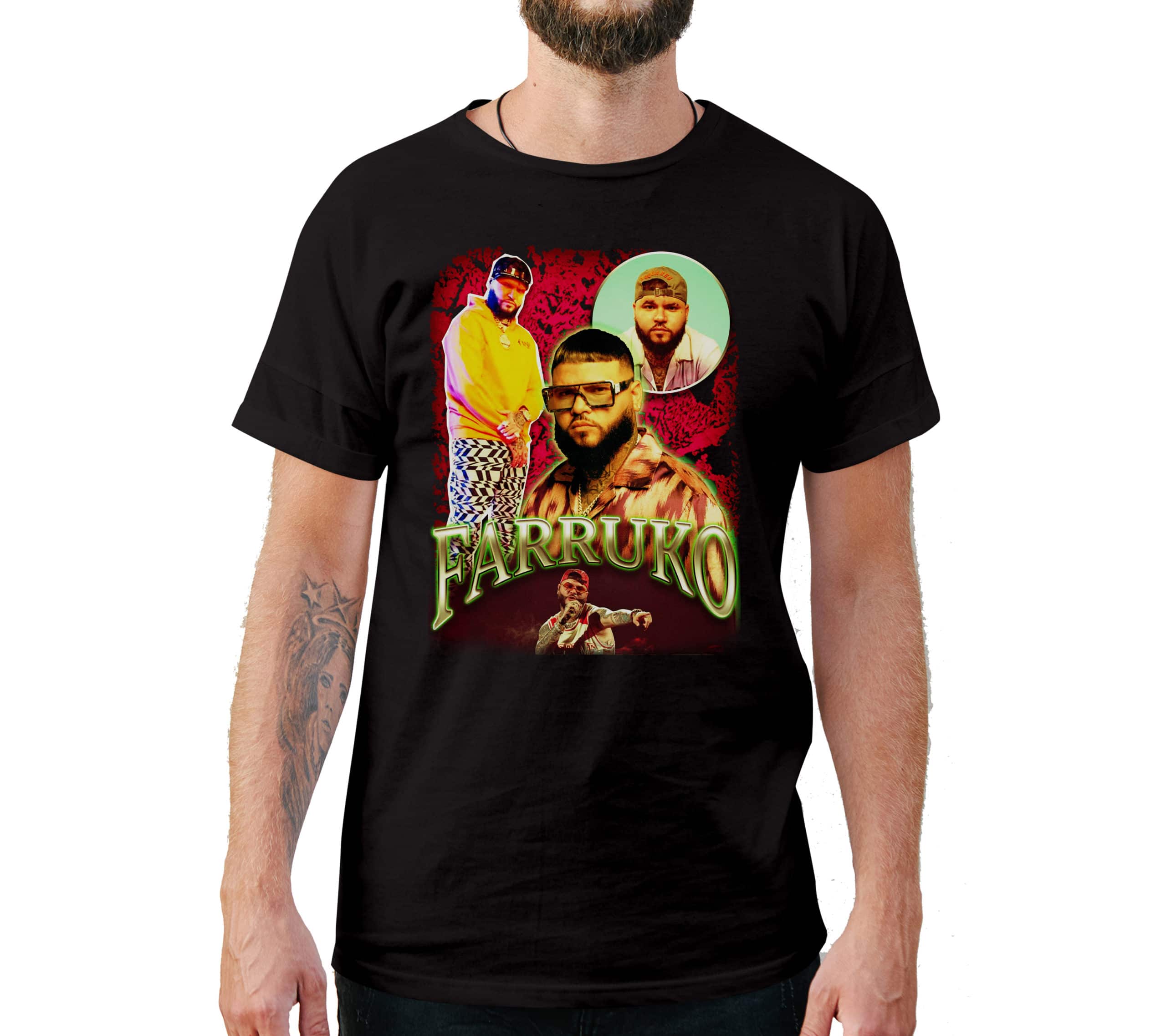 Farruko Vintage Style T-Shirt Farruko Vintage Style T-Shirt
