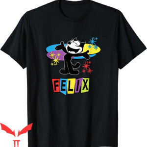 Felix The Cat T-Shirt Comics Retro Futurist TV In Joyful