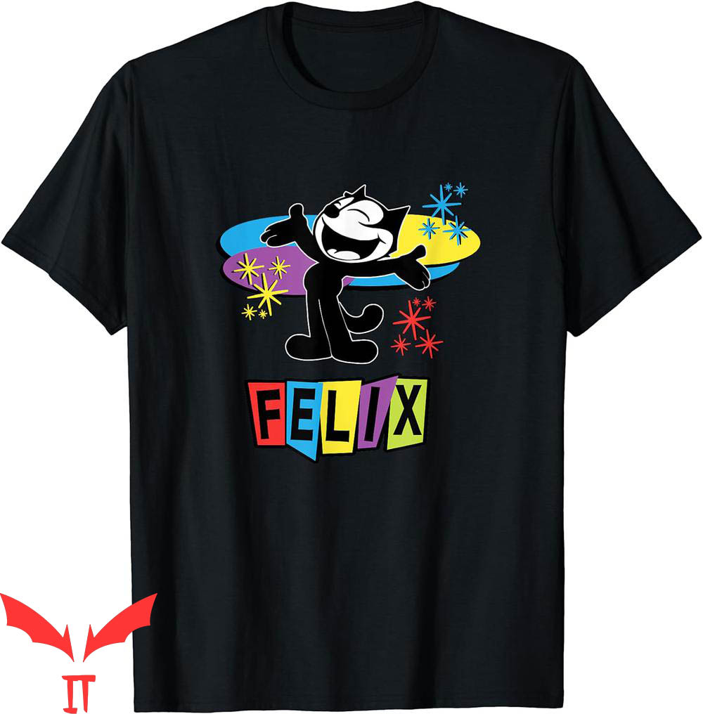 Felix The Cat T-Shirt Comics Retro Futurist TV In Joyful Felix The Cat T-Shirt Comics Retro Futurist TV In Joyful