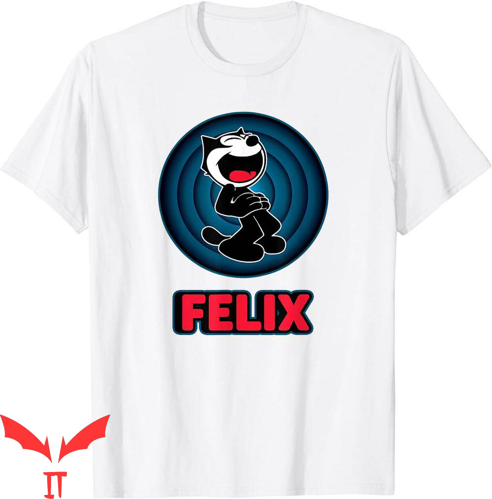 Felix The Cat T-Shirt Happy Cartoon Circle Retro Comics Felix The Cat T-Shirt Happy Cartoon Circle Retro Comics