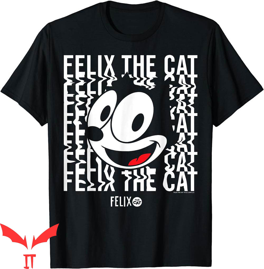 Felix The Cat T-Shirt Trippy Vintage Cartoon Retro Tee Felix The Cat T-Shirt Trippy Vintage Cartoon Retro Tee