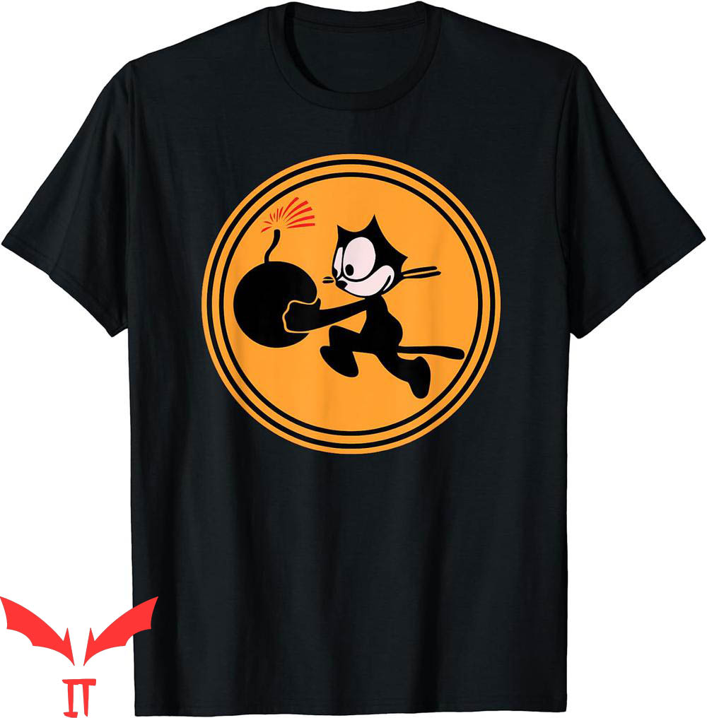 Felix The Cat T-Shirt VFA-31 Tomcatters Squadron Patch WWII Felix The Cat T-Shirt VFA-31 Tomcatters Squadron Patch WWII
