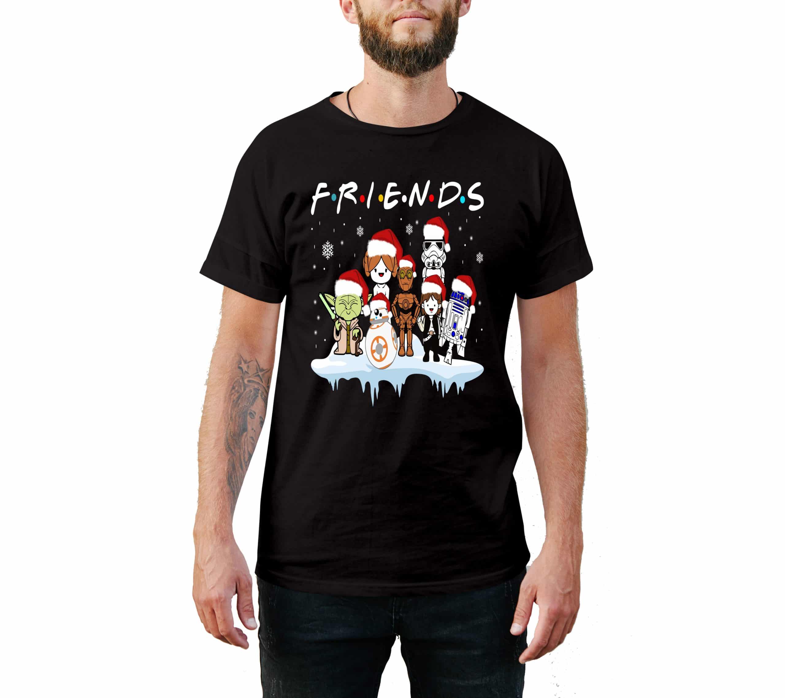 Friends Christmas Style T-Shirt Friends Christmas Style T-Shirt