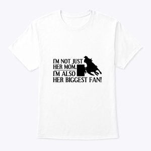 Funny Barrel Racing Gift For Women Horse Riding Moms Cowgirl T-Shirt
