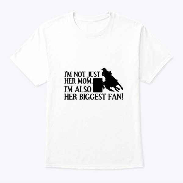 Funny Barrel Racing Gift For Women Horse Riding Moms Cowgirl T-Shirt