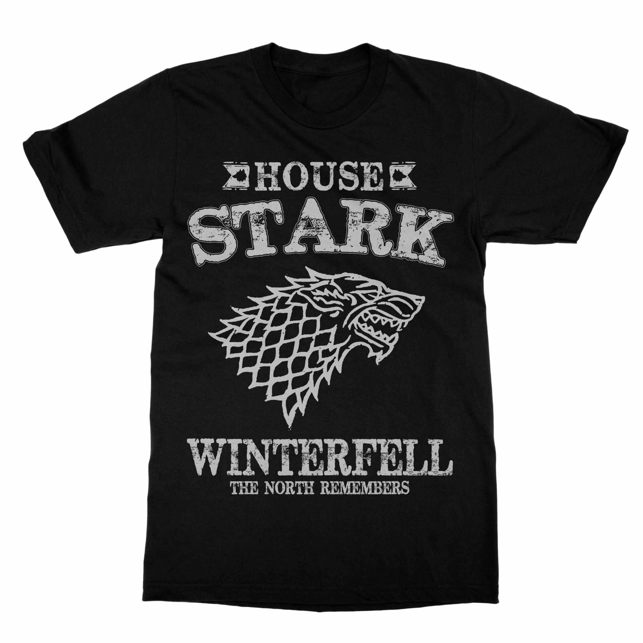 Game of Thrones T-Shirt - House Stark For Men Game of Thrones T-Shirt - House Stark For Men