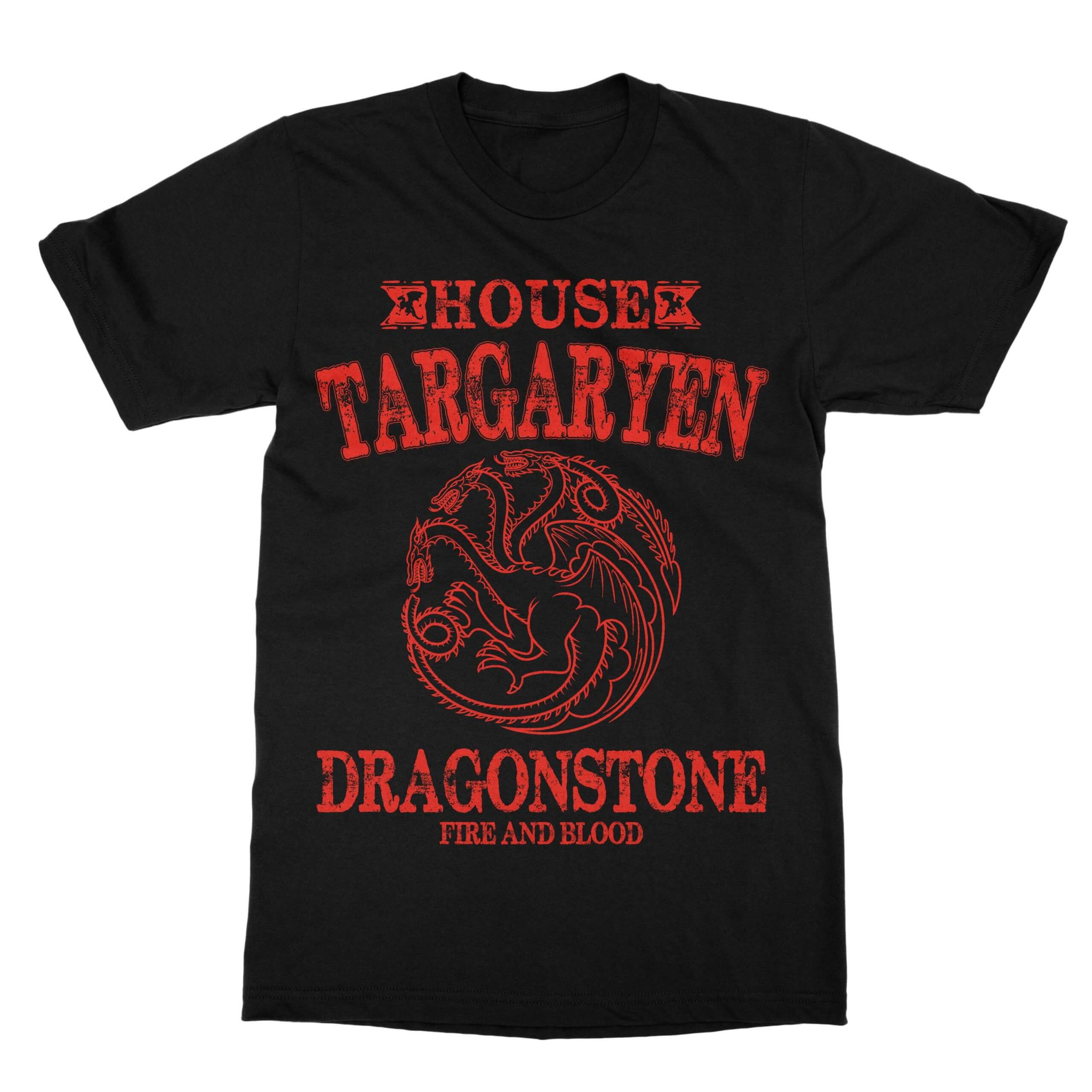 Game of Thrones T-Shirt - House Targaryen For Men Game of Thrones T-Shirt - House Targaryen For Men
