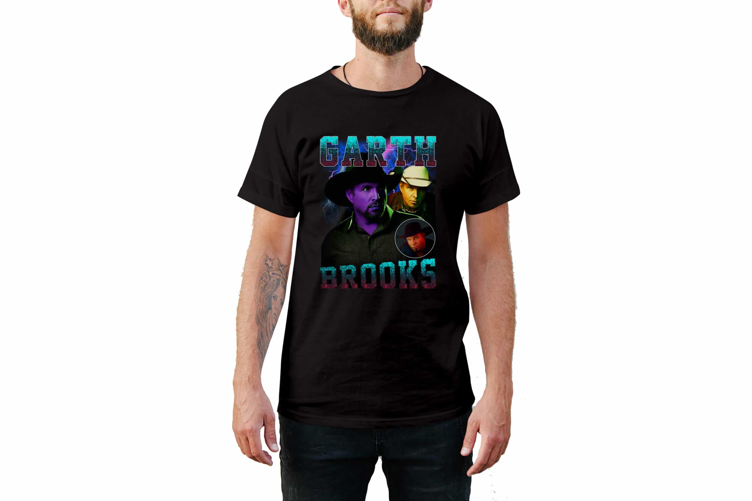 Garth Brooks Vintage Style T-Shirt Garth Brooks Vintage Style T-Shirt