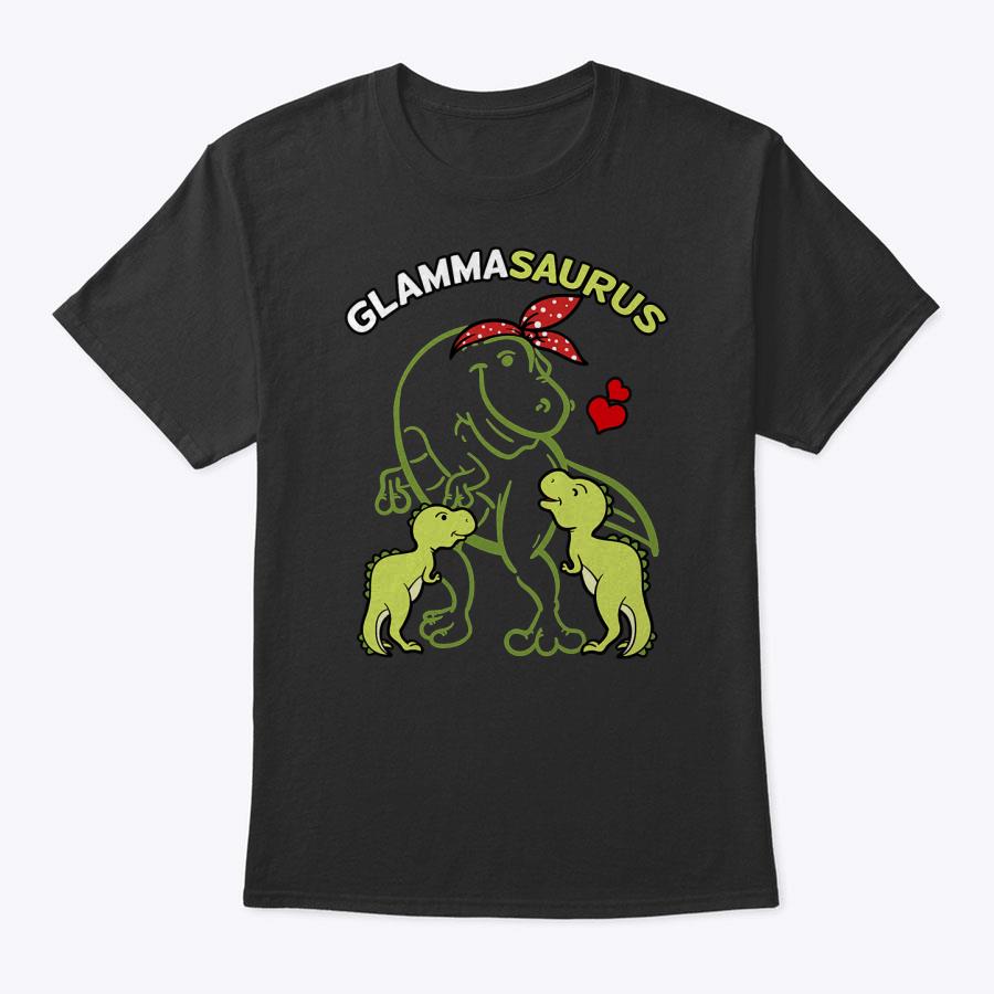 Glammasaurus Glamma 2 Kids Dinosaur Mother's Day T-Shirt Glammasaurus Glamma 2 Kids Dinosaur Mother's Day T-Shirt