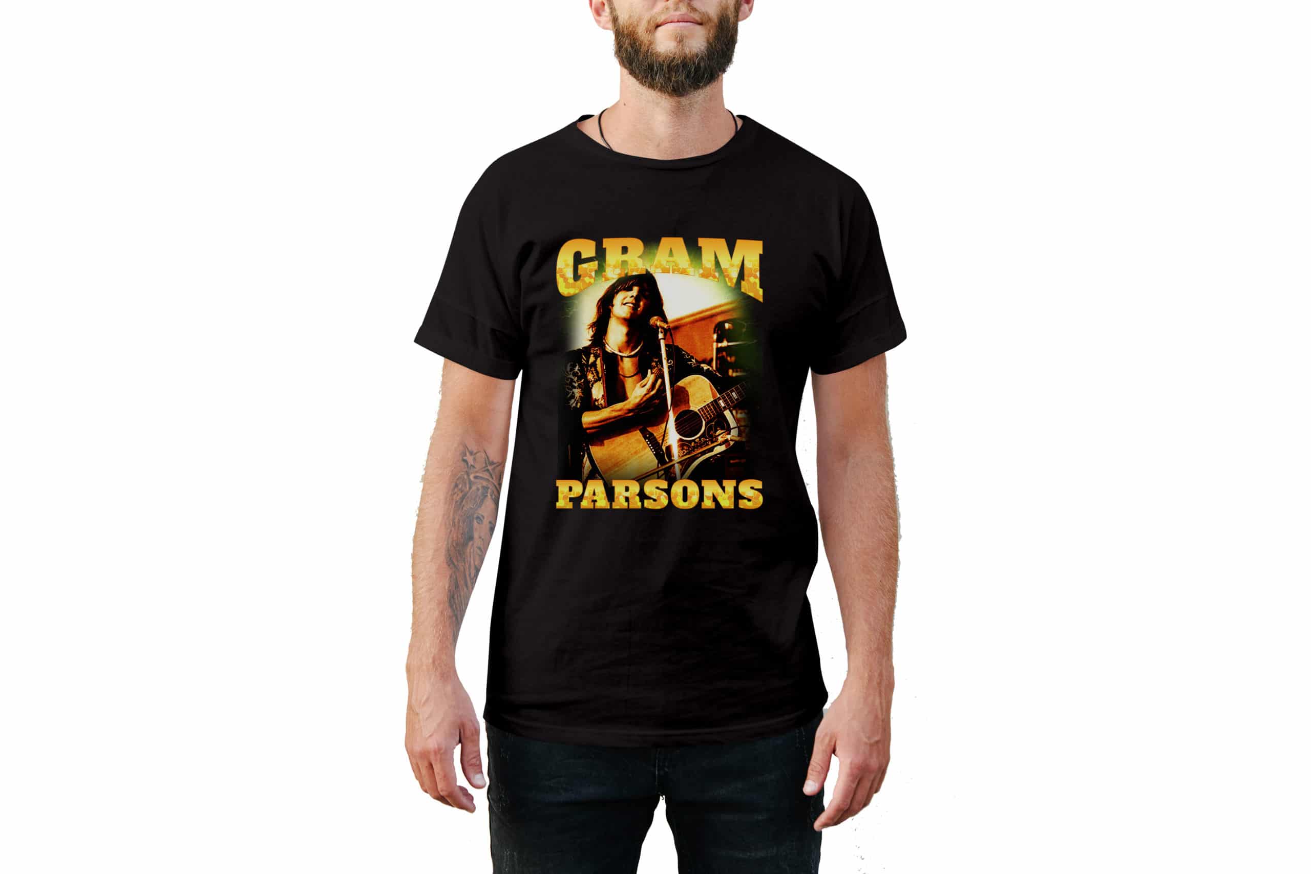 Gram Parsons Vintage Style T-Shirt Gram Parsons Vintage Style T-Shirt