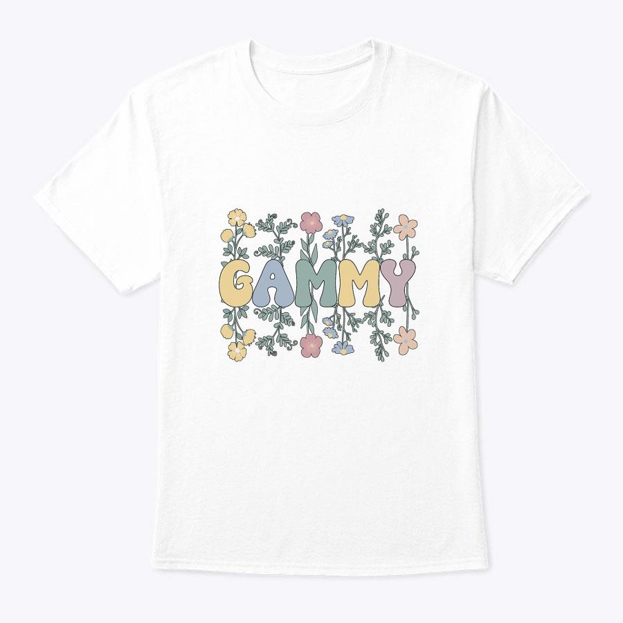 Groovy Gammy Grandmother Flowers Gammy Grandma T-Shirt Groovy Gammy Grandmother Flowers Gammy Grandma T-Shirt