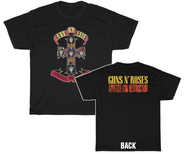 Guns N Roses Appetite For Destruction Album Cover Shirt