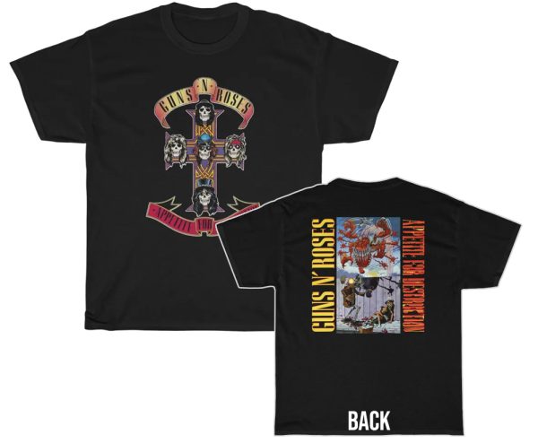 Guns N Roses Appetite For Destruction Both Covers Shirt