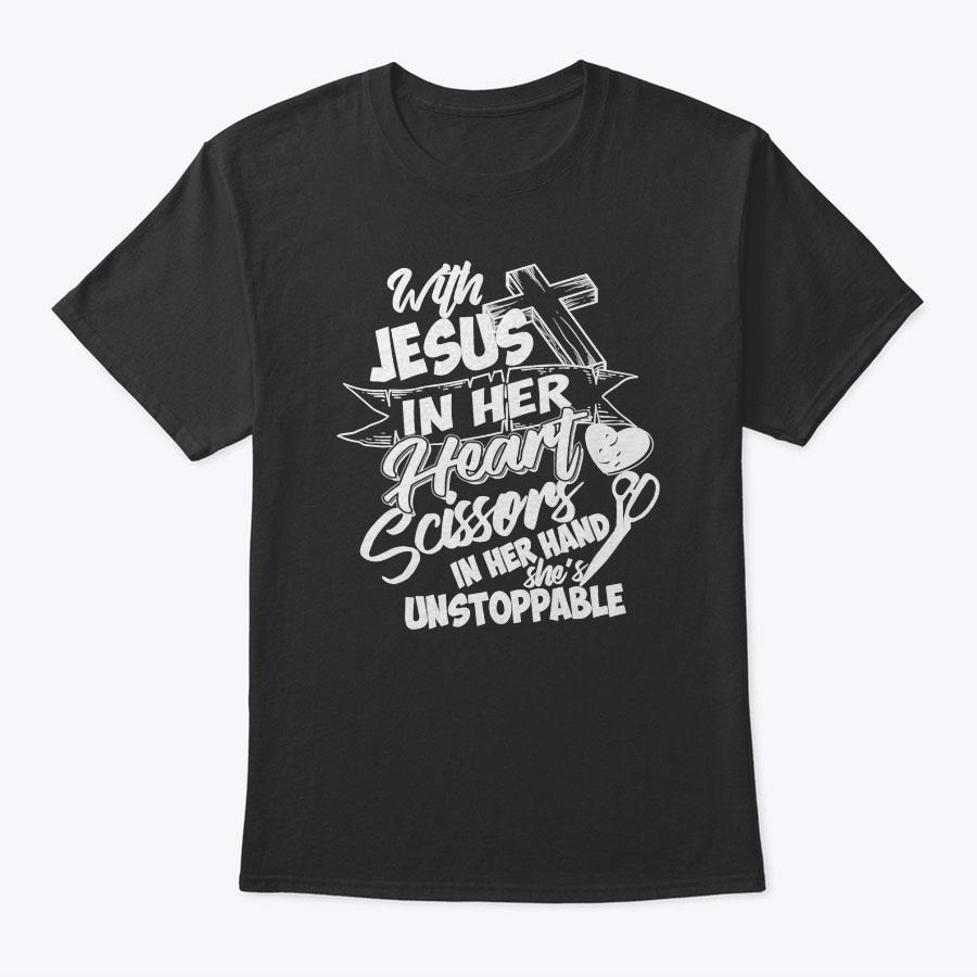 Hairdresser Jesus Cute Christ Follower Women Funny Gift T-Shirt Hairdresser Jesus Cute Christ Follower Women Funny Gift T-Shirt