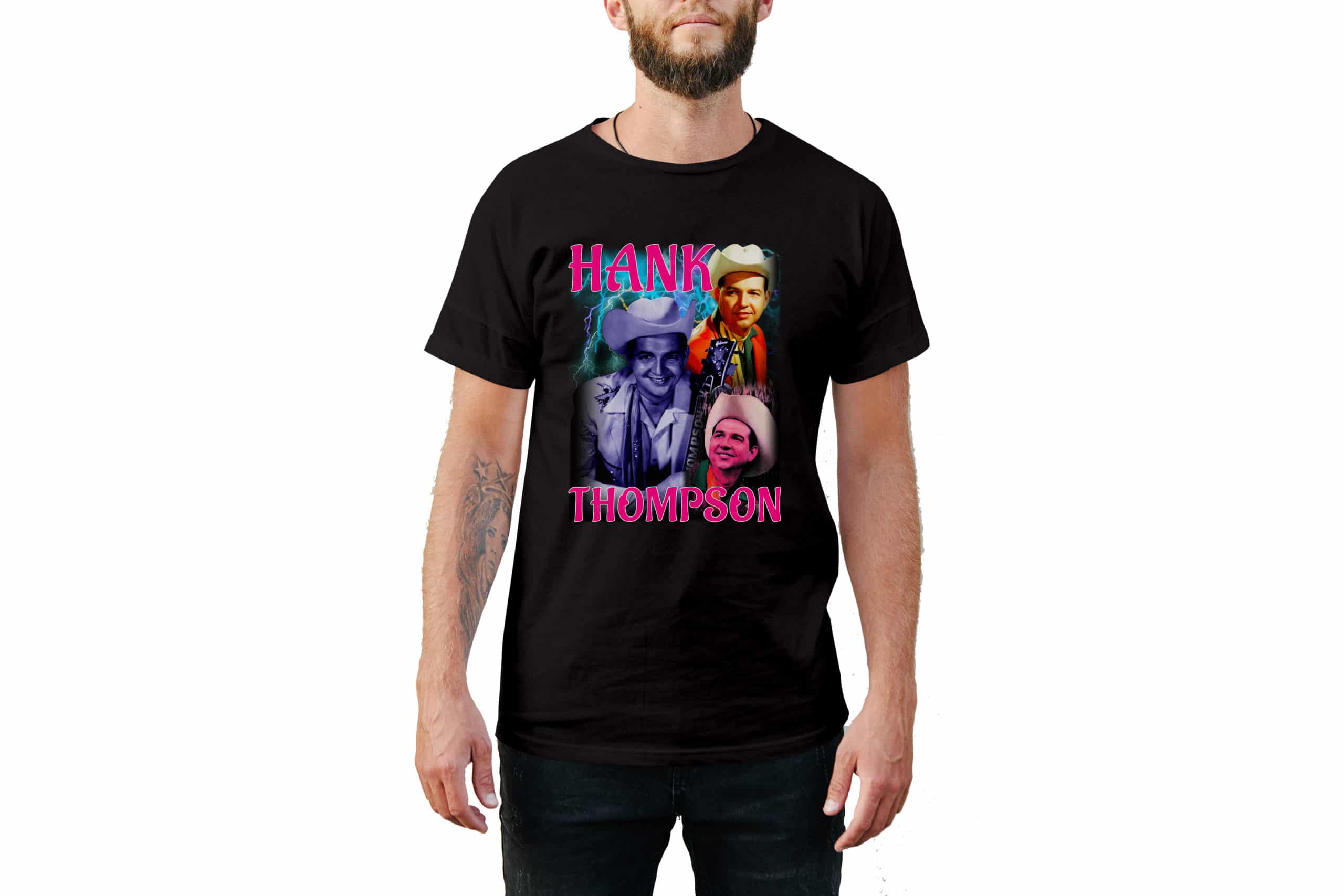 Hank Thompson Vintage Style T-Shirt Hank Thompson Vintage Style T-Shirt