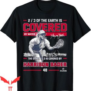 Harrison Bader T-Shirt Covered Tots St Louis MLBPA