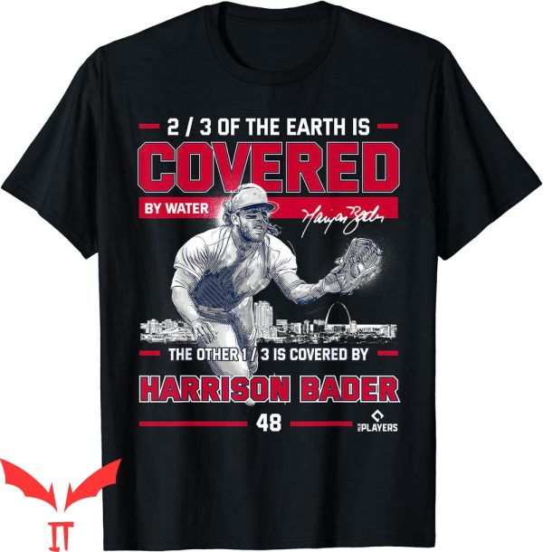 Harrison Bader T-Shirt Covered Tots St Louis MLBPA