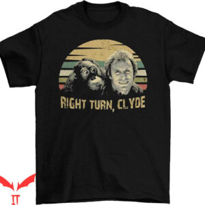 Heat Movie T-Shirt Clint Eastwood Right Turn Clyde Vintage