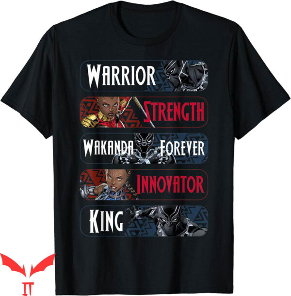 Heat Movie T-Shirt Marvel Wakanda Forever Inspirational Text