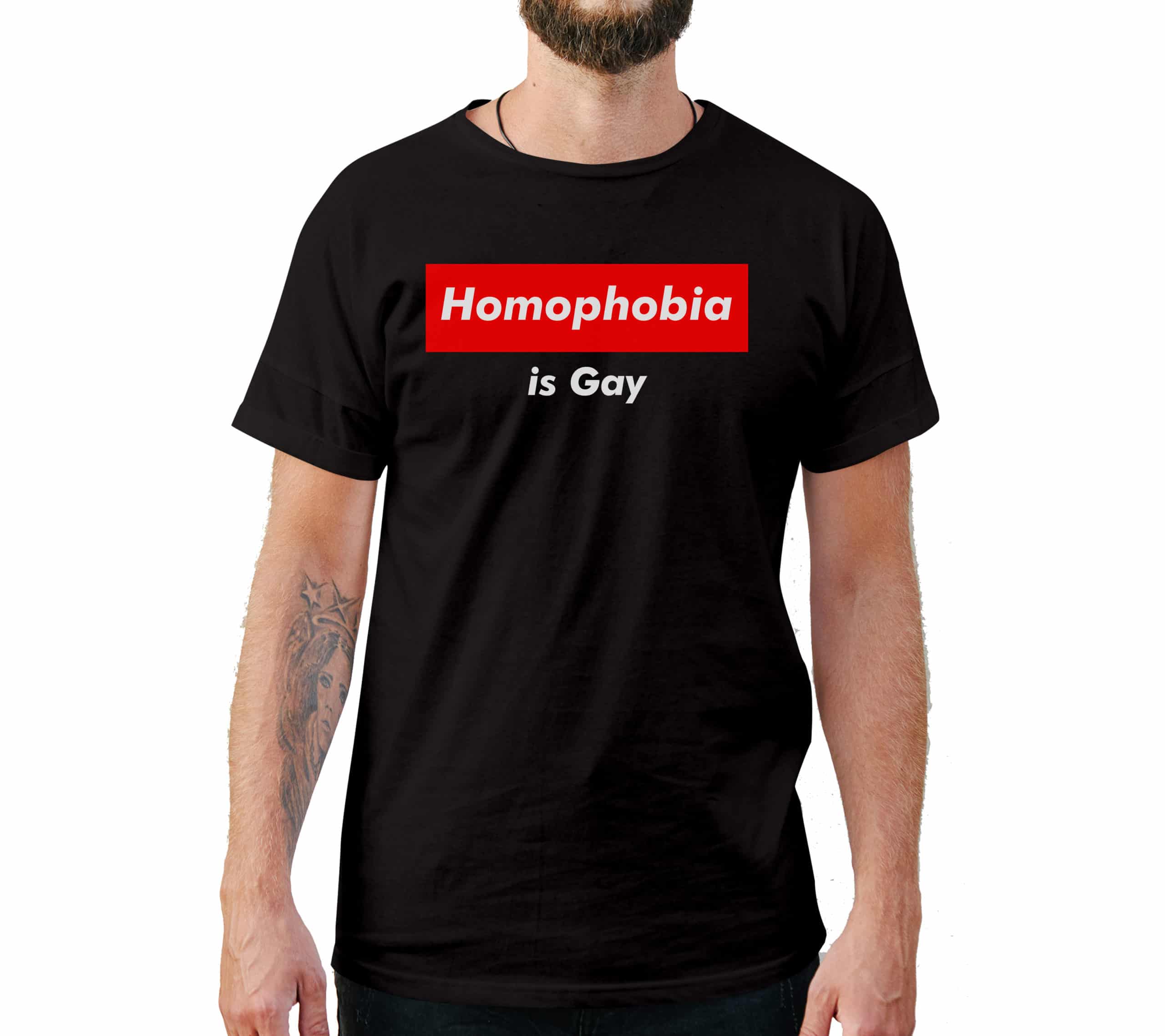 Homophobia is Gay Funny T-Shirt Homophobia is Gay Funny T-Shirt