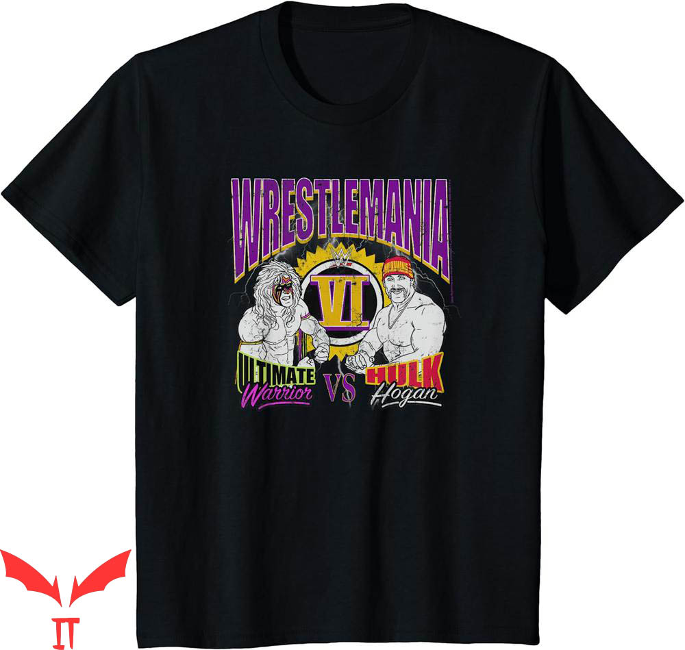 Hulk Hogan Rips T-Shirt Ultimate Warrior Retro Poster Hulk Hogan Rips T-Shirt Ultimate Warrior Retro Poster