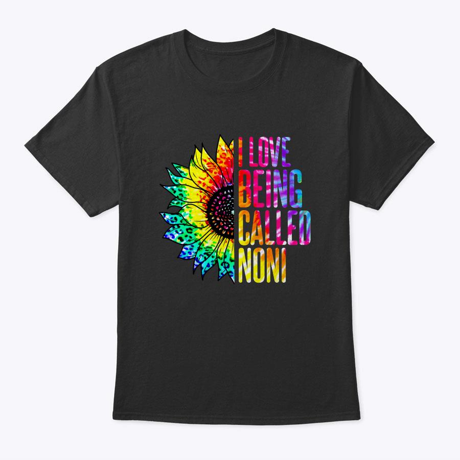 I Love Being Called Noni Sunflower Tie Dye Mother's Day T-Shirt I Love Being Called Noni Sunflower Tie Dye Mother's Day T-Shirt