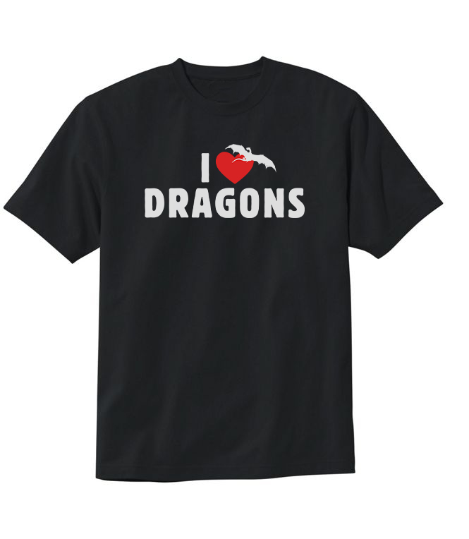 I Love Dragons GOT T-Shirts I Love Dragons GOT T-Shirts