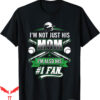 I Wear My Heart On My T-Shirt Im His Fan Baseball Mommy