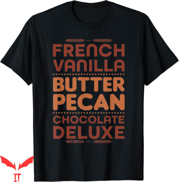 Ice Cream Wu Tang T-Shirt Vanilla Butter Chocolate Text