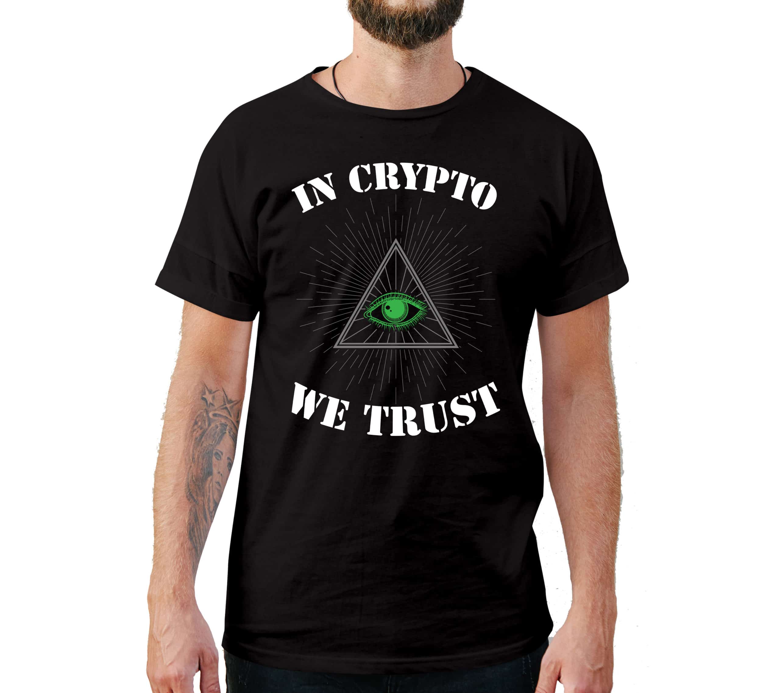 In Crypto We Trust Style T-Shirt In Crypto We Trust Style T-Shirt