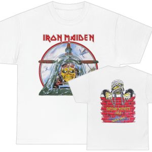 Iron Maiden 1984 Aces High Tour December 21 Rosemont Horizon Event Shirt