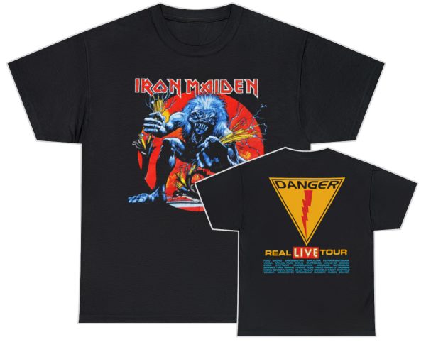 Iron Maiden 1988 Real Live Tour European Shirt