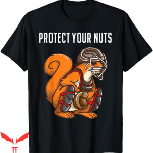 Isle Of View T-Shirt Funny Squirrel Baseball Catcher Gift