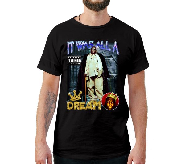 It Was All A Dream Notorious B.I.G Vintage Style T-Shirt