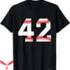 Jackie Robinson T-Shirt Number Forty Two Baseball Favorite