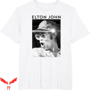 John Brown T-Shirt Elton Official Photo Sequin Cap