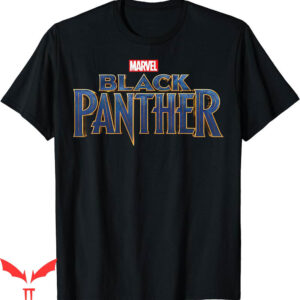 John Brown T-Shirt Marvel Panther Movie Title Logo Graphic