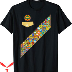 John Brown T-Shirt Pixar Up Russell Badges Chest Patch