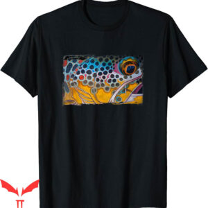 John Brown T-Shirt Trout And Dry Fly Derek DeYoung