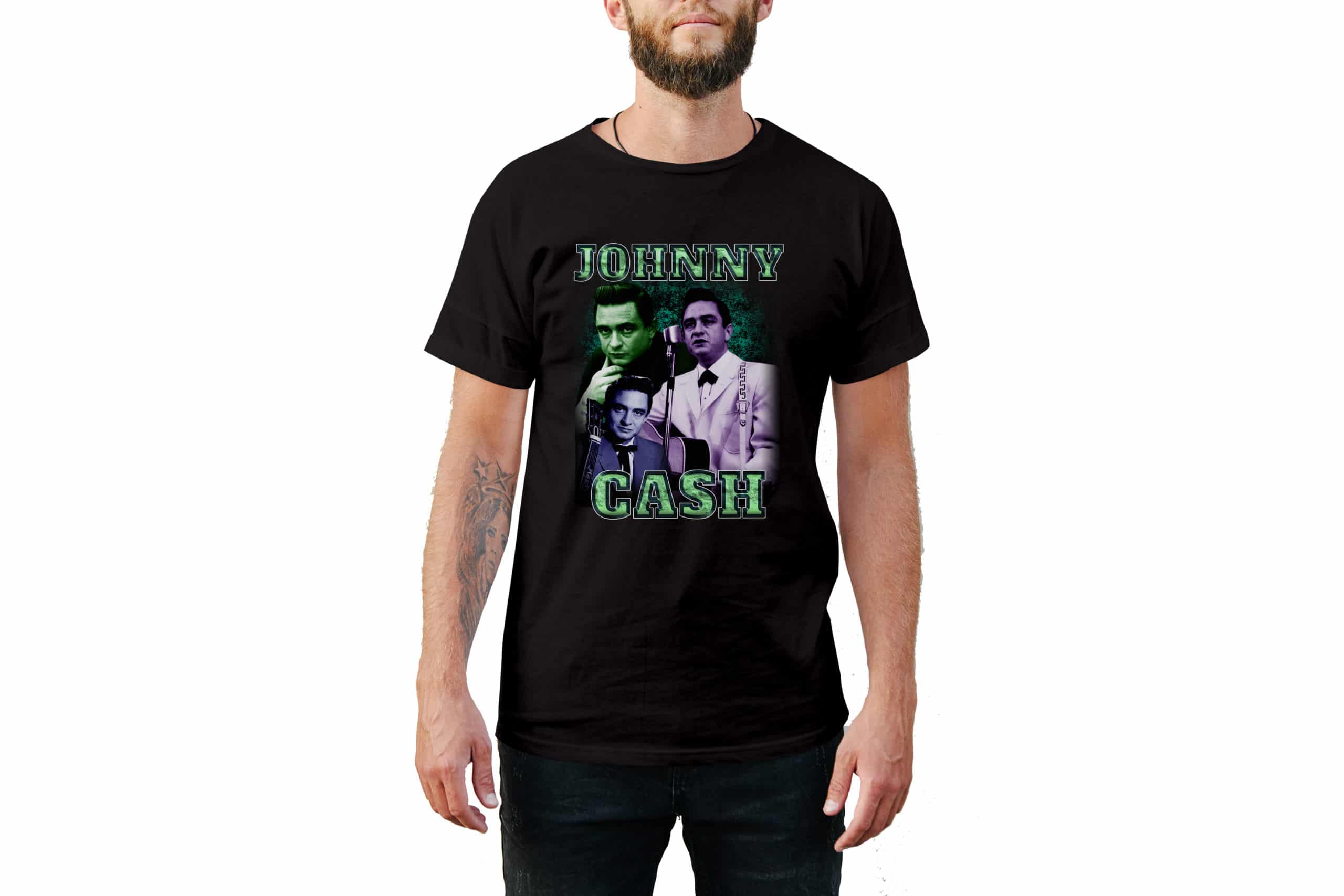 Johnny Cash Vintage Style T-Shirt Johnny Cash Vintage Style T-Shirt