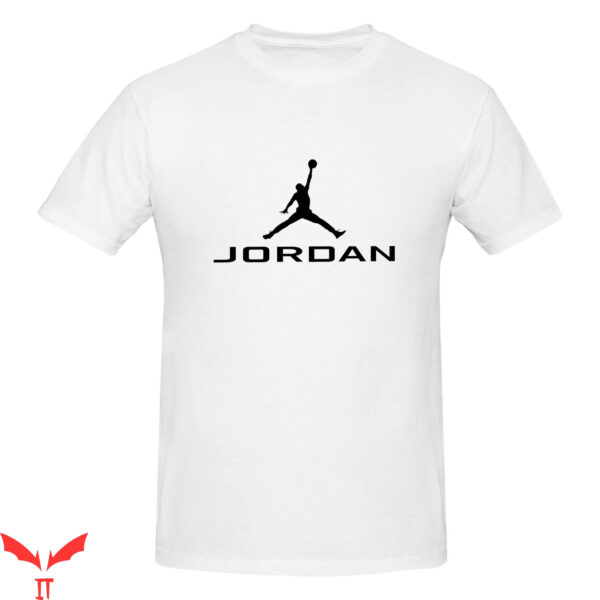 Jordan 1 T-Shirt Air J1 Black And Grey Sneaker Match