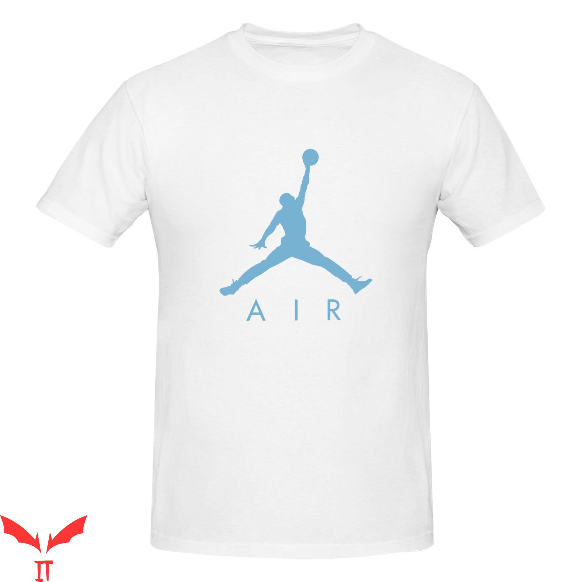 Jordan 1 T-Shirt Air J1 Match Blue Jumpman Popular Jordan 1 T-Shirt Air J1 Match Blue Jumpman Popular