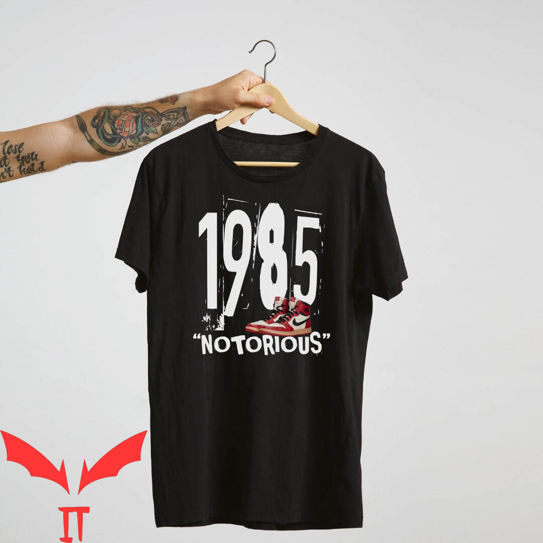 Jordan 1 T-Shirt J1 1985 Vintage Jordan Sneaker Tee Jordan 1 T-Shirt J1 1985 Vintage Jordan Sneaker Tee