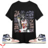 Jordan 1 T-Shirt MJ 3 Peat Match J1 High Skyline Tee