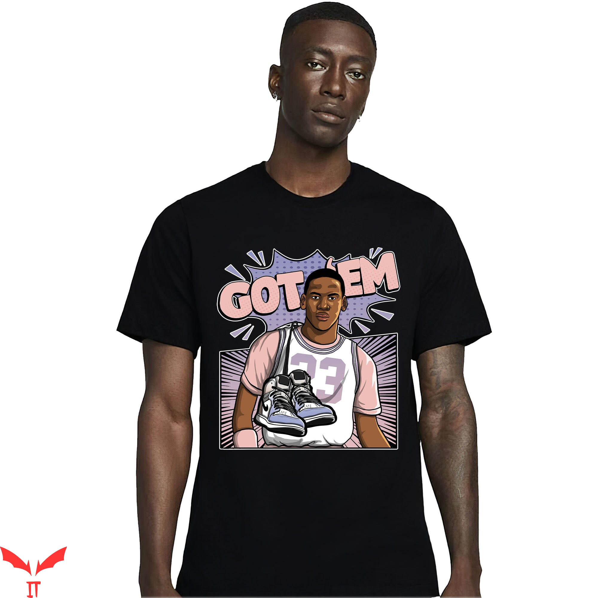 Jordan 1 T-Shirt MJ Pop Art Comic Match J1 High Skyline Jordan 1 T-Shirt MJ Pop Art Comic Match J1 High Skyline