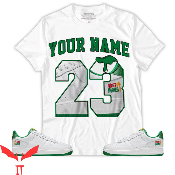 Jordan 1 T-Shirt To Match Air Force 1 Low West Indies