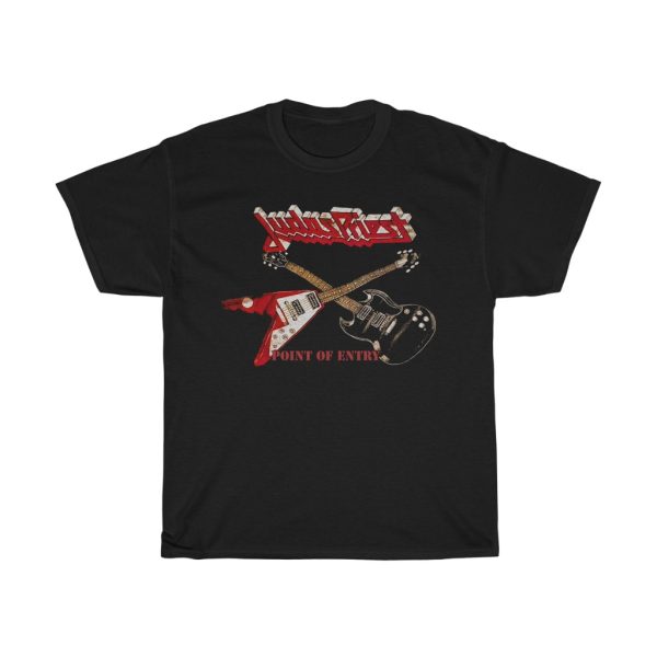 Judas Priest 1981-82 Point of Entry World Tour Blitz Shirt
