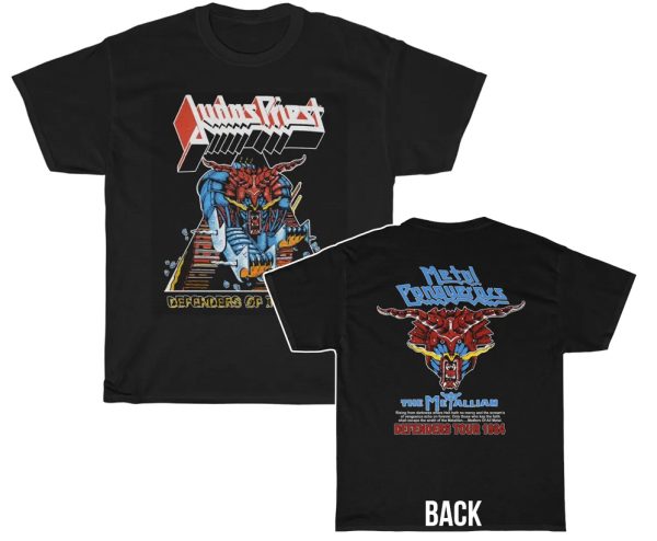 Judas Priest 1984  Defenders of The Faith Tour Shirt