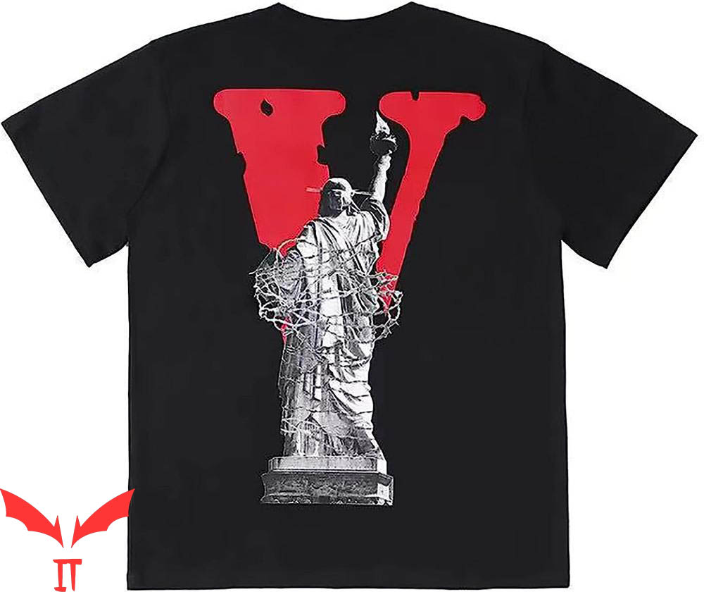 Juice Wrld Vlone T-Shirt Graphic Print Hip Hop For Juice Wrld Vlone T-Shirt Graphic Print Hip Hop For